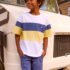 Color Block Shorts and T-shirt Set for Boys