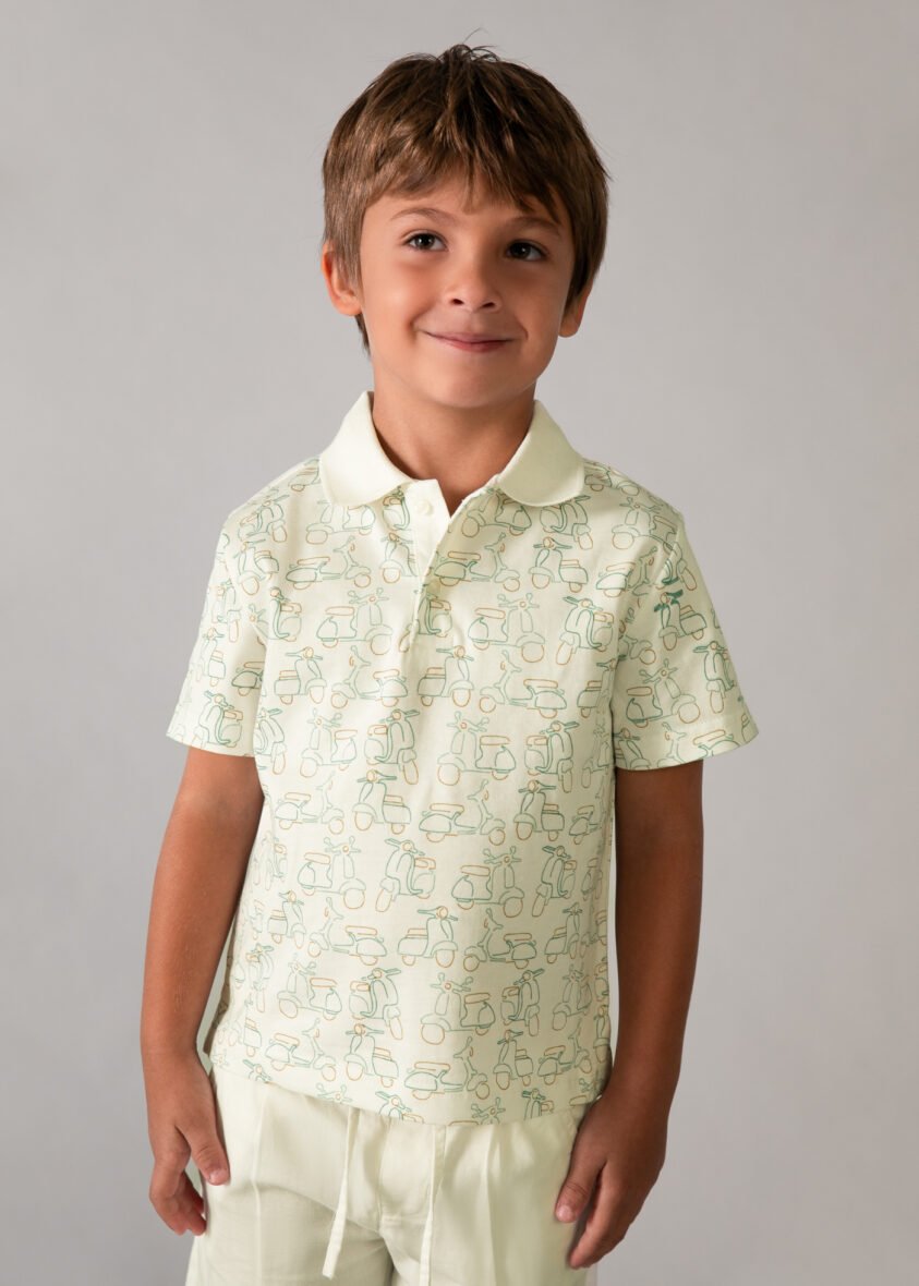 Printed Polo Shirt for Boys