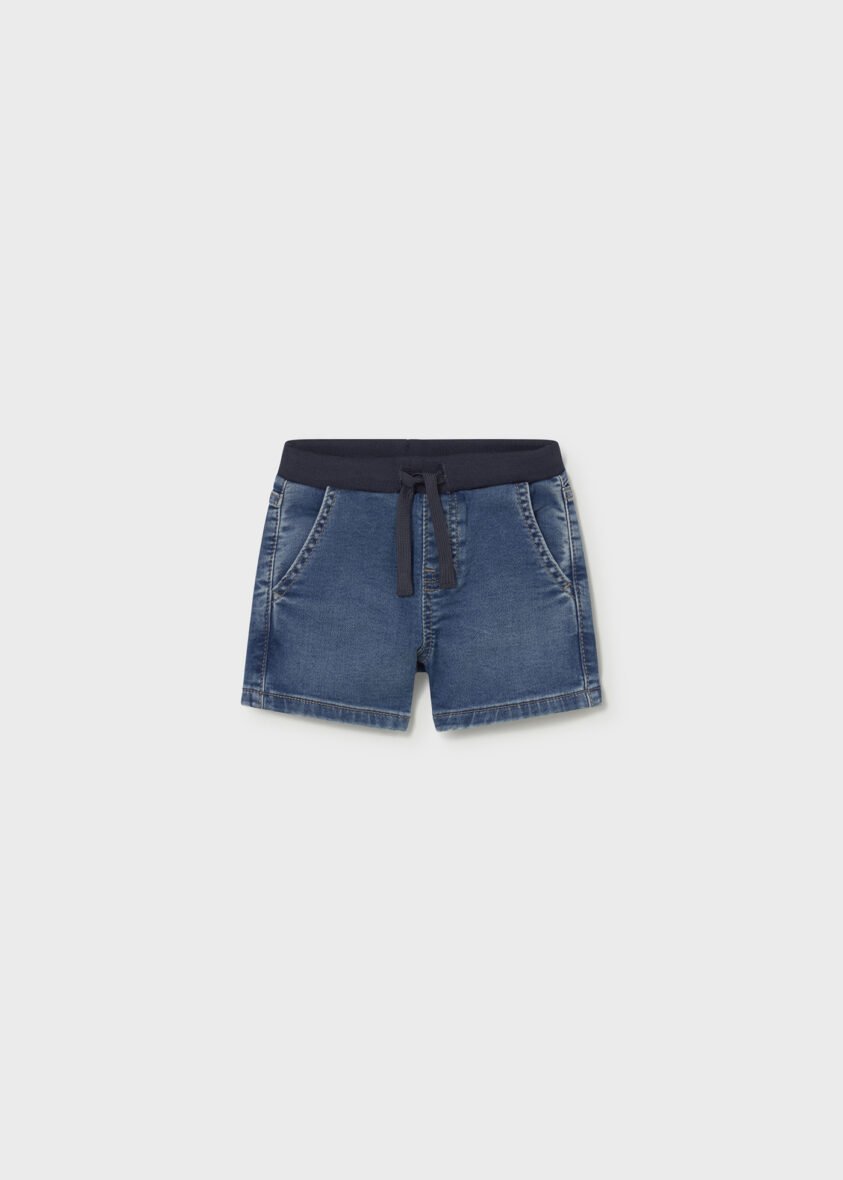 Shorts Denim Elastic Waistband