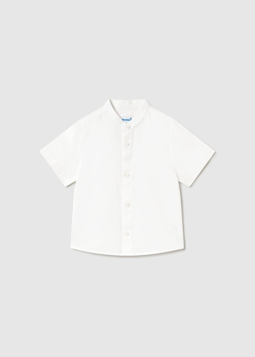 Shirt Linen Collar Mandarin