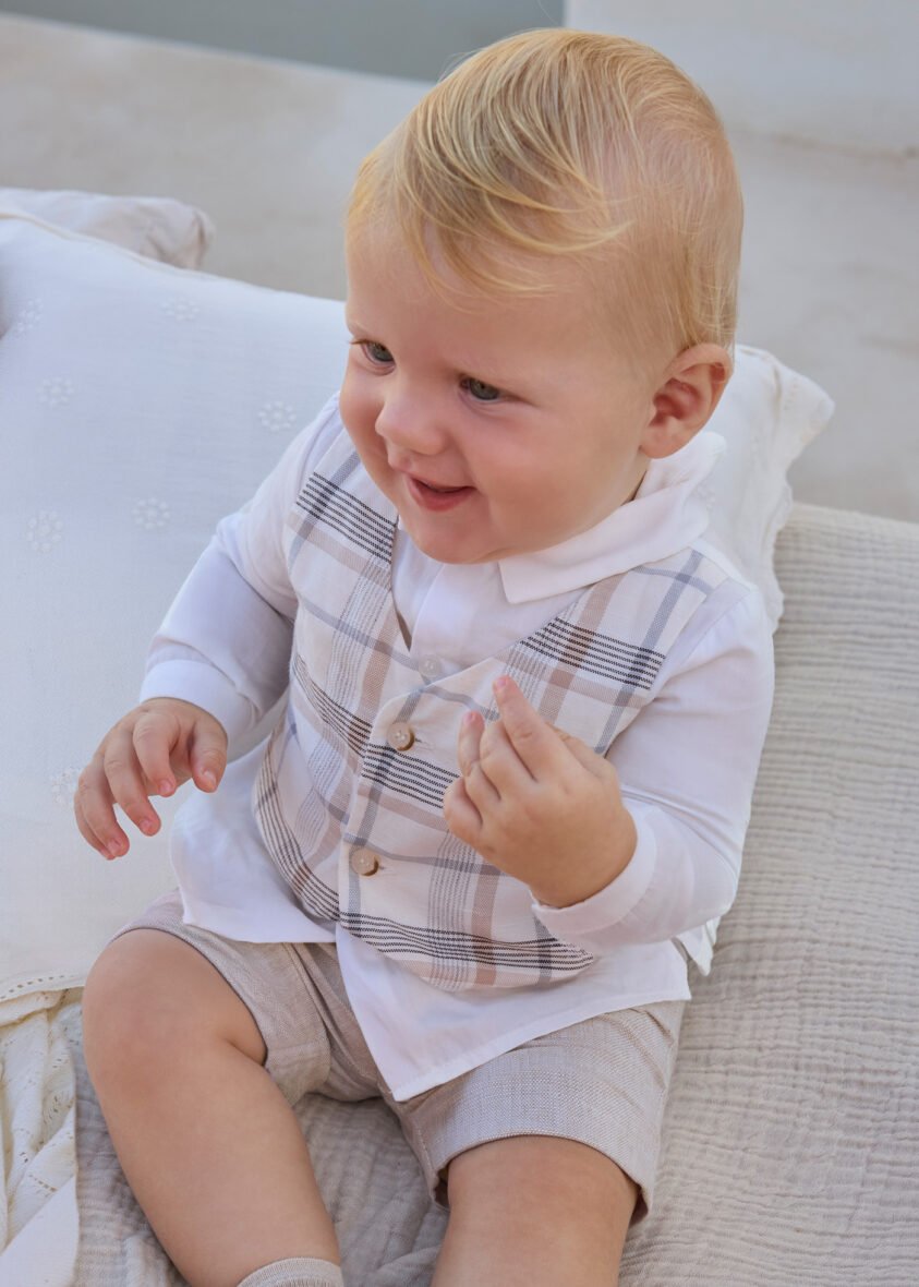 Set Trousers Short Shirt Waistcoat