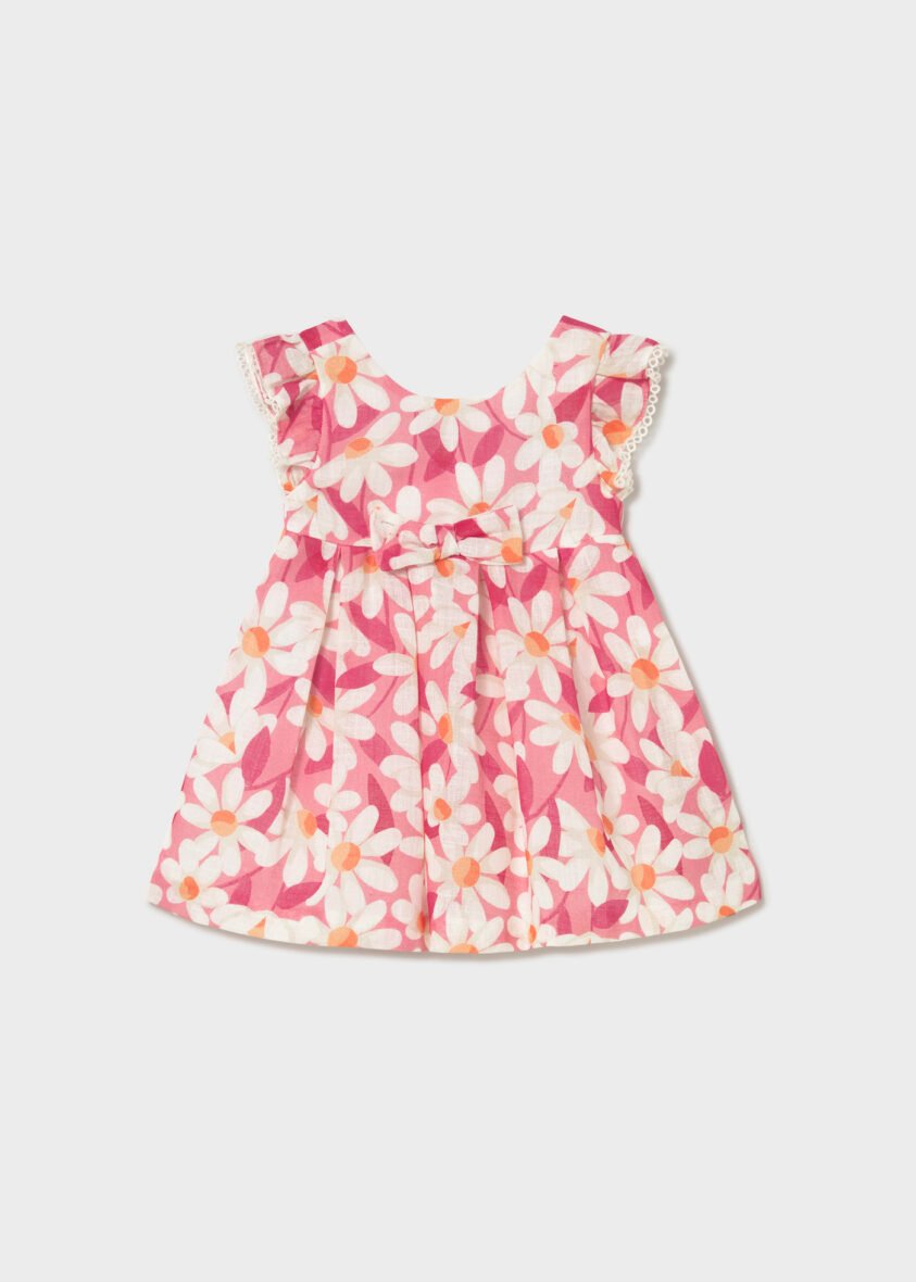 Dress Ceremony Ruffled Printed Floral